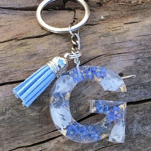 Initial Resin Keychain